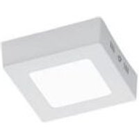 Trio Leuchten - Kleine led Deckenleuchte zeus extra flach 12cm x 12cm, Weiß von Trio Leuchten