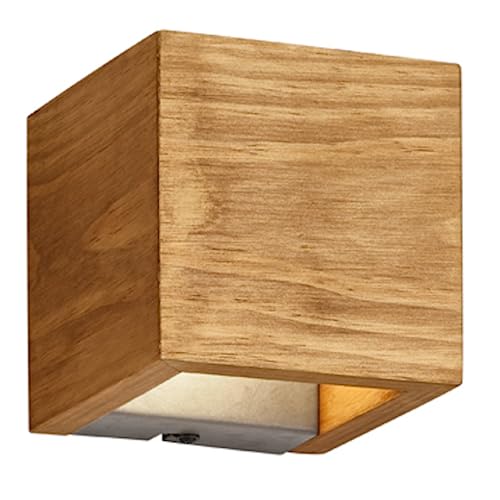 Trio Leuchten LED Wandleuchte Brad 223710130, Metall Nickel antik, Holz, inkl. 4.3 Watt LED, Switch Dimmer, Braun Trio Leuchten LED Wandleuchte Brad 223710130, Metall Nickel antik, Holz, inkl. 4.3 Watt LED, Switch Dimmer, Braun von Trio Leuchten