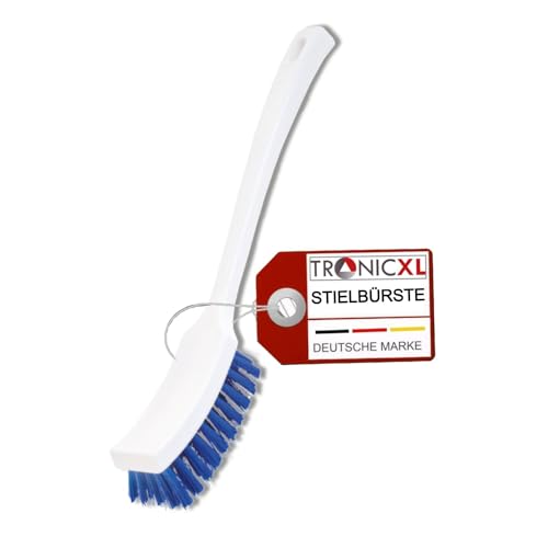 TronicXL 40cm Premium Stielbürste Reinigungsbürste lang Bürste Langstiel Felgenbürste Maschinenbürste von TronicXL