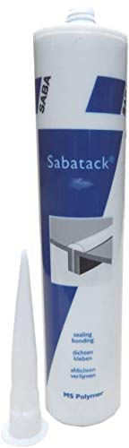 Sabatack® 760 XL Bau-,Montagekleber Polymer Kleber Dichtmasse 290ml Farbe SCHWARZ von Trupa