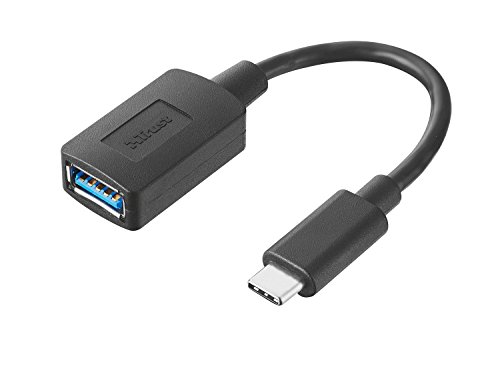 Trust USB Typ C zu Standard USB 3.1 Gen 1-Konverter, Schwarz von Trust