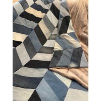 Denim King-Size-Quilt von TshirtMasterpieces