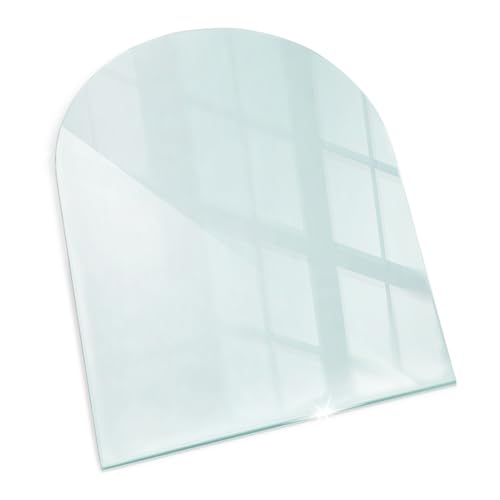 Funkenschutz Kaminofen Glasplatte Kaminplatte Kaminglas Ofenglas gehärtetem Glas 80x70cm Halbrund Premium Hitzeschutz für Kamin Funken- und Kratzfest Design Bodenplatte Elegante Klarglas Funkenschutz Kaminofen Glasplatte Kaminplatte Kaminglas Ofenglas gehärtetem Glas 80x70cm Halbrund Premium Hitzeschutz für Kamin Funken- und Kratzfest Design Bodenplatte Elegante Klarglas von Tulup