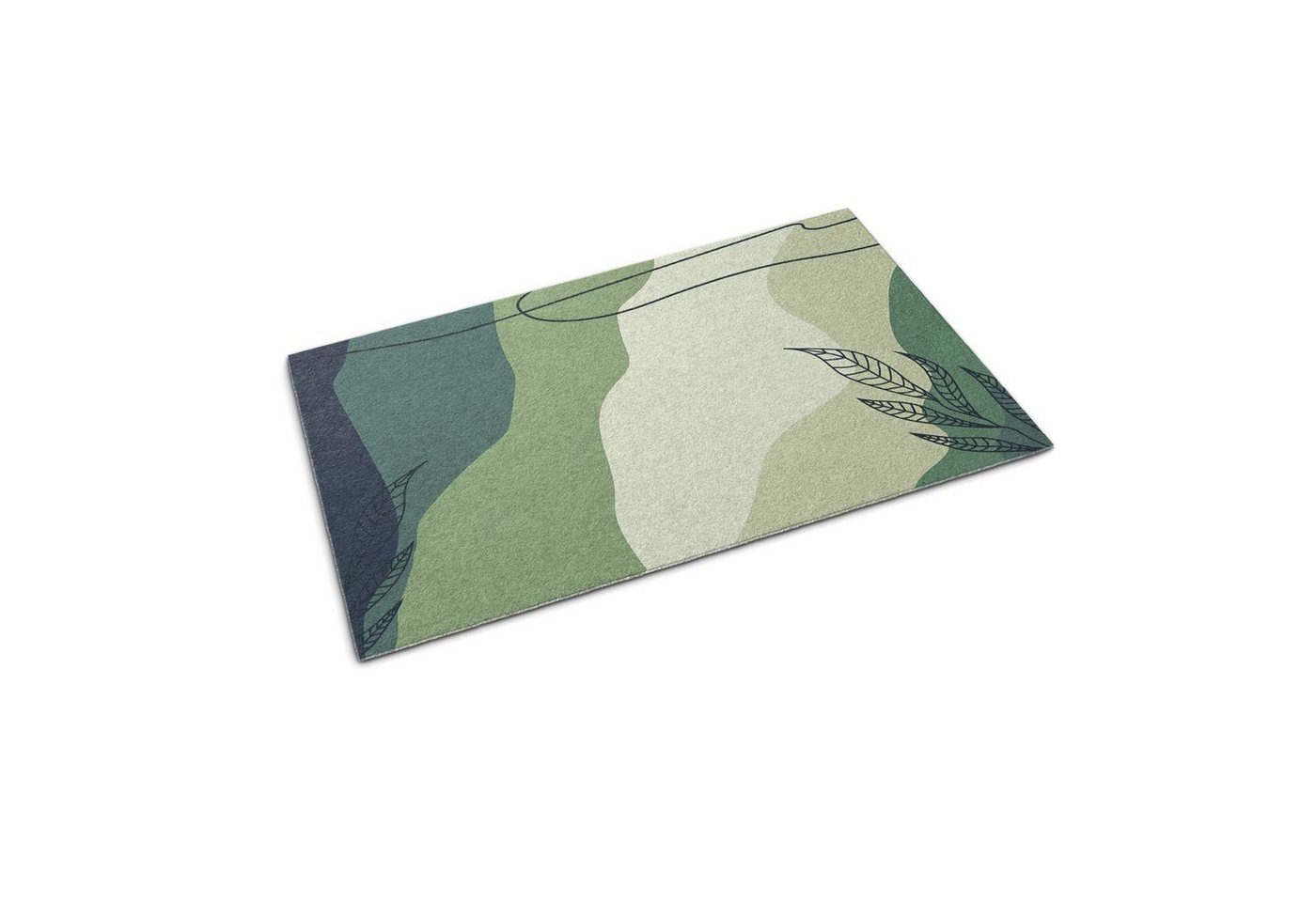 Tulup Fußmatte Rechteckig Schmutzfangmatte Modern Robust Deko 60 cm x 40 cm, Rutschfeste Unterlage Tulup Fußmatte Rechteckig Schmutzfangmatte Modern Robust Deko 60 cm x 40 cm, Rutschfeste Unterlage von Tulup