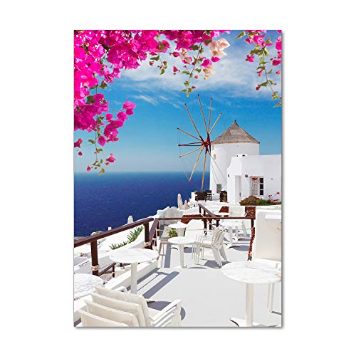Tulup Glas-Bild 70x100cm - Wandbild Glas Wandkunst - Wandbild gehärtetem Sicherheitsglas - Dekorative Wand Küche Wohnzimmer - Santorini Griechenland Tulup Glas-Bild 70x100cm - Wandbild Glas Wandkunst - Wandbild gehärtetem Sicherheitsglas - Dekorative Wand Küche Wohnzimmer - Santorini Griechenland von Tulup