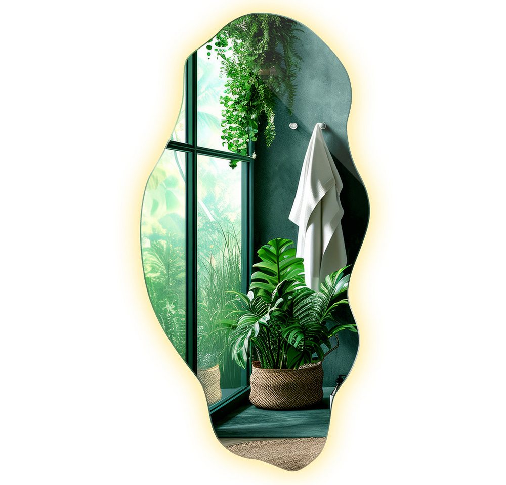Tulup LED-Lichtspiegel Wandspiegel Dekorativer Moderner LED-Spiegel mit Unregelmäßiger Form Tulup LED-Lichtspiegel Wandspiegel Dekorativer Moderner LED-Spiegel mit Unregelmäßiger Form von Tulup