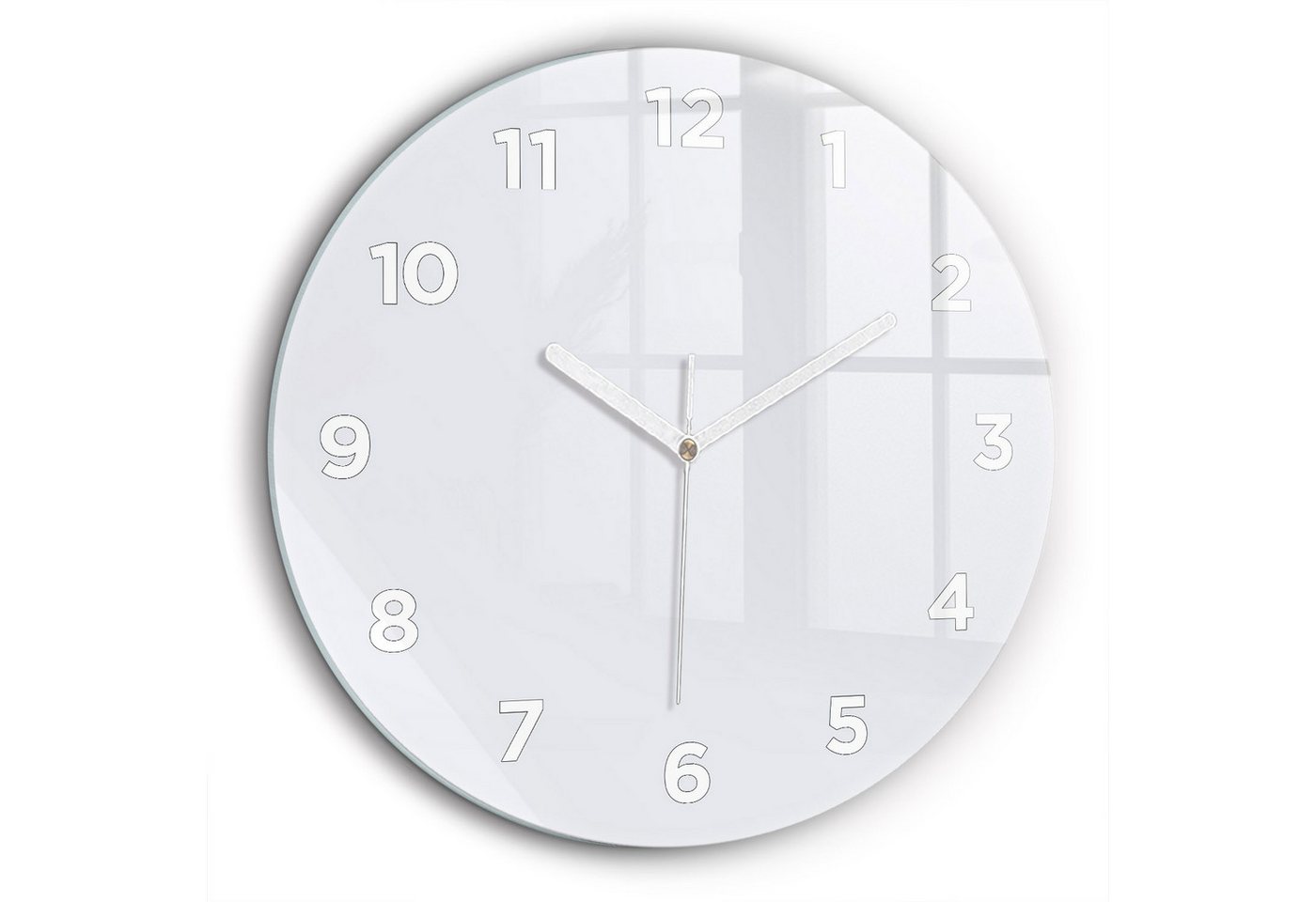 Tulup Wanduhr Modernistische Runde Glasuhr 60cm Uhr aus Gehärtetem Glas Tulup Wanduhr Modernistische Runde Glasuhr 60cm Uhr aus Gehärtetem Glas von Tulup