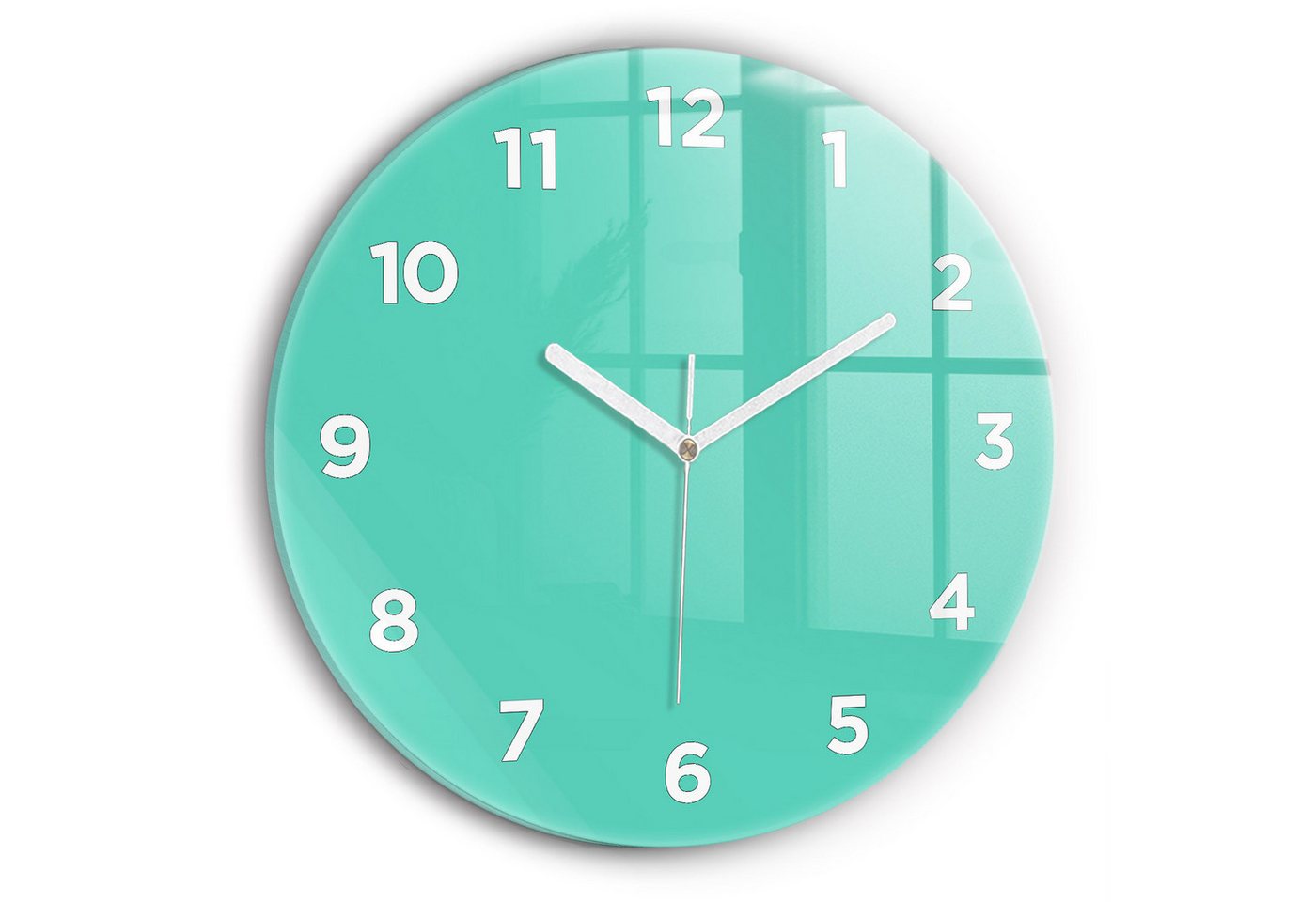 Tulup Wanduhr Wanduhr Glasrunde Uhr Moderne Glaswanduhr 30cm Uhr aus Gehärtetem Glas Tulup Wanduhr Wanduhr Glasrunde Uhr Moderne Glaswanduhr 30cm Uhr aus Gehärtetem Glas von Tulup