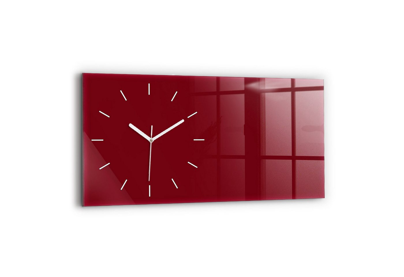 Tulup Wanduhr Wanduhr Glasuhr Rechteckige Wanduhr 60x30 cm Uhr aus Gehärtetem Glas Tulup Wanduhr Wanduhr Glasuhr Rechteckige Wanduhr 60x30 cm Uhr aus Gehärtetem Glas von Tulup