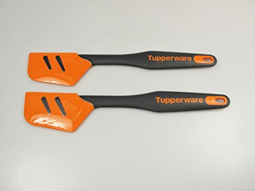 TUPPERWARE Griffbereit 2x Top-Schaber schwarz-orange TOP-Teigspachtel P 21445 TUPPERWARE Griffbereit 2x Top-Schaber schwarz-orange TOP-Teigspachtel P 21445 von Tupperware