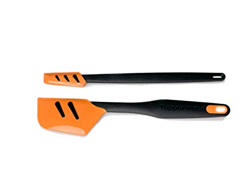 TUPPERWARE Griffbereit Top-Schaber schwarz-orange D167 + Kleiner Top-Schaber D78 TUPPERWARE Griffbereit Top-Schaber schwarz-orange D167 + Kleiner Top-Schaber D78 von Tupperware