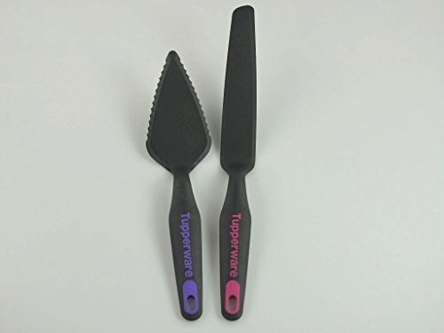 Tupperware Griffbereit Tortenstück schwarz + schmale Palette schwarz-pink, Kunststoff, FOOD_SPATULA, Spachtel, Löffel, 3169011, 3098681031 Tupperware Griffbereit Tortenstück schwarz + schmale Palette schwarz-pink, Kunststoff, FOOD_SPATULA, Spachtel, Löffel, 3169011, 3098681031 von Tupperware
