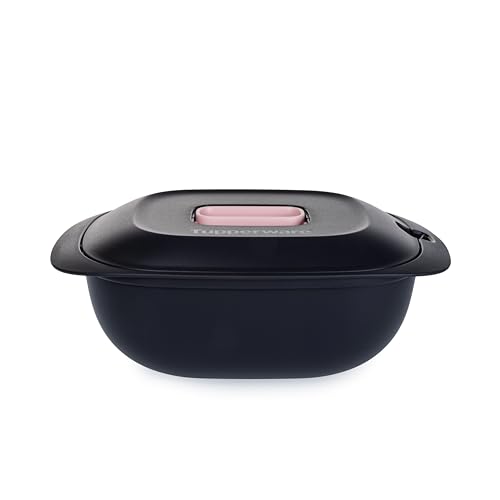 Tupperware Micro-Gourmet Behälter 2 l schwarz rosa Mikrowellen-Behälter Lebensmittelbehälter Tupperware Micro-Gourmet Behälter 2 l schwarz rosa Mikrowellen-Behälter Lebensmittelbehälter von Tupperware