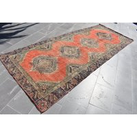 Handgeknüpfter Teppich Läufer, Wollteppich Handgeknüpft, Teppich, Läufer Ras0565 von TurkishRugSupplier