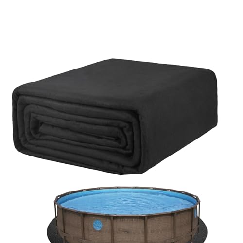 Tytlyworth 12/15/18/24 Foot Round Heavy Duty Pool Liner Pad, for Above Ground Pools Pool Liner Protects, Pool Mat Made of Durable Geotextile Material Effectively Prevents Puncture, Extend Liner Life von Tytlyworth