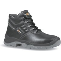 UPower Sicherheitsschuh EN ISO 20345 S3 RS SRC Reptile/Zip Gr. 42 Rindleder schwarz von U-POWER