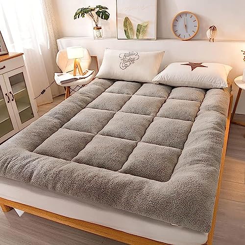 Dicke Futon-Bodenmatratze, japanische Faltbare Rollmatratze, Schlafunterlage, tragbare Camping-Matratze, Matratzenauflage, Bodenliege, Gästebett für Couch, Auto (Size : 120 * 200cm) von UE-MAOLU