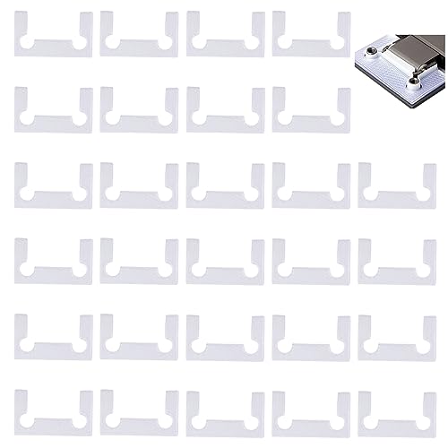 UFURMATE Dichtung Ersatz Kit für Scharniere, 28PCS Kunststoff Duschtüren Scharnier Ersatzteil Transparent Anti-Rutsch-Dichtung Glas Scharnier Ersatz Kit von UFURMATE