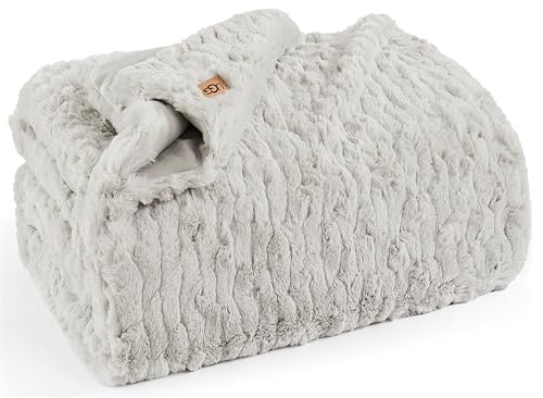 UGG - Amanda Throw Blanket - Soft Throw Blanket - 50" x 70" - Warm Accent Blanket for Couch or Bed - Cozy Home Décor - Stone von UGG