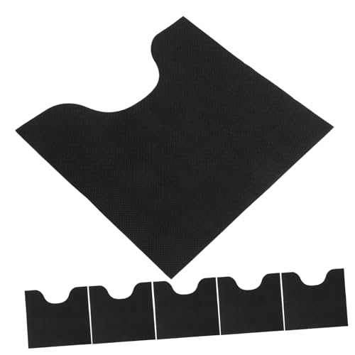 UKCOCO 6 Stück Toilettentrainingsunterlage Saugfähig Bad gebogen rund um den Toilettenvorleger waschbar Teppich für Toilettenboden Töpfchenschutz ovale Teppiche Urinmatte Gummi Schwarz UKCOCO 6 Stück Toilettentrainingsunterlage Saugfähig Bad gebogen rund um den Toilettenvorleger waschbar Teppich für Toilettenboden Töpfchenschutz ovale Teppiche Urinmatte Gummi Schwarz von UKCOCO