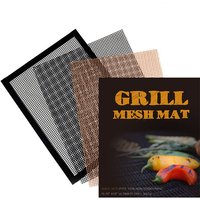 Ulisem - 6 Stück wiederverwendbare Grillmatte, Teflon-Netz-Grillmatte 33 x 40 cm, Grillmatte für Gasgrill, Holzkohle, Elektrogrill, Backofen, Kochen Ulisem - 6 Stück wiederverwendbare Grillmatte, Teflon-Netz-Grillmatte 33 x 40 cm, Grillmatte für Gasgrill, Holzkohle, Elektrogrill, Backofen, Kochen von ULISEM