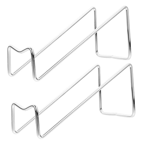 ULTECHNOVO 2Stücke Metall Weinflaschenhalter Weinregal Für Stilvolle Präsentation Von Whisky Und Robustes Silberne Farbe ULTECHNOVO 2Stücke Metall Weinflaschenhalter Weinregal Für Stilvolle Präsentation Von Whisky Und Robustes Silberne Farbe von ULTECHNOVO