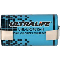 Ultralife - Lithium UHR-ER34615-H lsh 20 d Hochstrom 3,6V 14500mAh u Lötfahne von ULTRALIFE