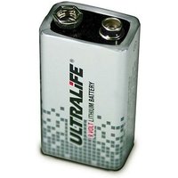 U9VLJPX - 9V Power Cell Lithium Batterie 9V 1200mAh (Blister) - Ultralife von ULTRALIFE