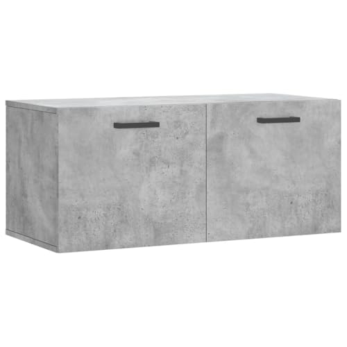 ULUYYUC Aufbewahrungsschrank Medizinschrank Arzneischrank Kleiner Schrank - Wandschrank Betongrau 80x36,5x35 cm Holzwerkstoff für Büro Outdoor Balkon Küche ULUYYUC Aufbewahrungsschrank Medizinschrank Arzneischrank Kleiner Schrank - Wandschrank Betongrau 80x36,5x35 cm Holzwerkstoff für Büro Outdoor Balkon Küche von ULUYYUC