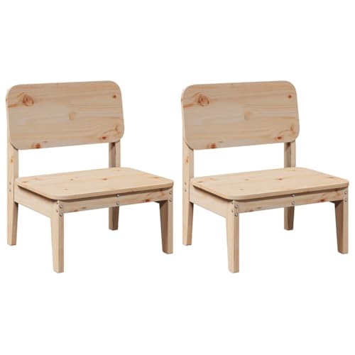 ULUYYUC Essstühle Gartenstuhl Esszimmerstühle Schminktisch Stuhl - Gartenstühle 2 STK. 60x52,5x72 cm Massivholz Kiefer für Garten Küche Esszimmer Balkon ULUYYUC Essstühle Gartenstuhl Esszimmerstühle Schminktisch Stuhl - Gartenstühle 2 STK. 60x52,5x72 cm Massivholz Kiefer für Garten Küche Esszimmer Balkon von ULUYYUC