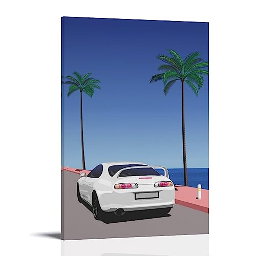 UMCHU Hiroshi Nagai Beach Art Poster Dekorative Malerei Leinwand Wandkunst Wohnzimmer Poster Schlafzimmer Malerei,Wandkunst Bilddruck Moderne Familienzimmer Dekor 08x12inch(20x30cm) von UMCHU