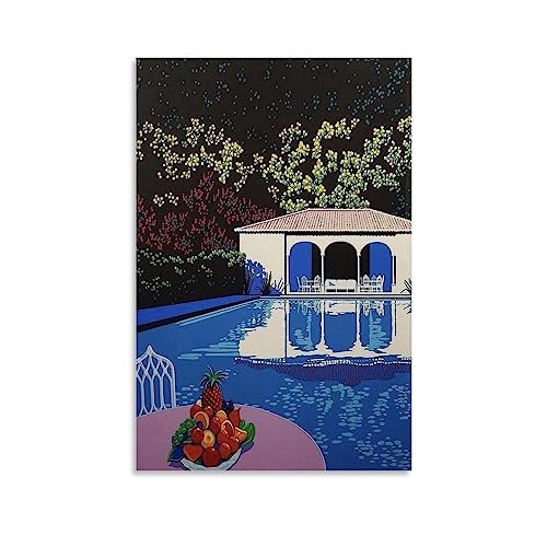 UMCHU Hiroshi Nagai Fan Art Poster Dekorative Malerei Leinwand Wandkunst Wohnzimmer Poster Schlafzimmer Malerei,Wandkunst Bilddruck Moderne Familienzimmer Dekor 12x18inch(30x45cm) von UMCHU