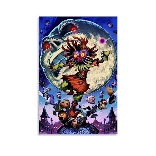 UMCHU Zelda Majora's Mask Poster Dekorative Malerei Leinwand Wandkunst Wohnzimmer Poster Schlafzimmer Malerei,Wandkunst Bilddruck Moderne Familienzimmer Dekor 16x24inch(40x60cm) von UMCHU