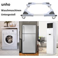 Waschmaschine Sockel Untergestell 300kg belastbar für Kühlschrank und Trockner Waschmaschinensockel - Unho von UNHO