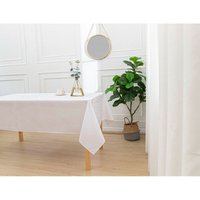 Univers Decor - Tischdecke Stella Metallic-Effekt 145 x 240 cm (6 bis 10 Gedecke) - Weiß - Blanc von UNIVERS DECOR