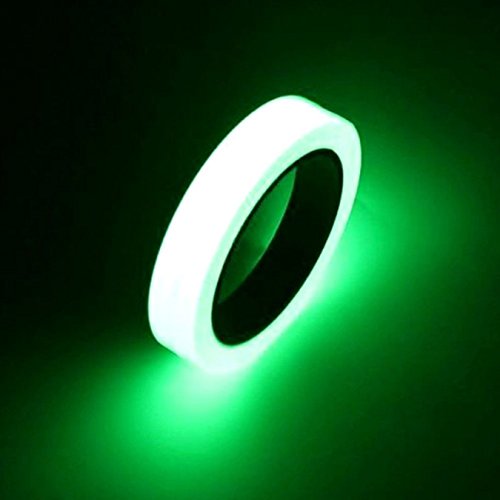 UOOOM Leuchtendes Klebeband Selbstklebendem Band Glow in the Dark Fluoreszierende Wasserdicht Luminous Tape (10mm*3m) von UOOOM