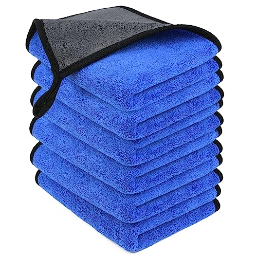 URAQT Mikrofasertücher Auto,6 PCS 500GSM Mikrofasertücher Multifunktionales Motorrad Fusselfreie Handtuch,Reinigungstuch Microfasertuch für Auto Haushalt Küche Fenster - 60x40CM URAQT Mikrofasertücher Auto,6 PCS 500GSM Mikrofasertücher Multifunktionales Motorrad Fusselfreie Handtuch,Reinigungstuch Microfasertuch für Auto Haushalt Küche Fenster - 60x40CM von URAQT