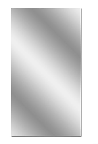 URPIZY 200 x 60 cm Flexible Spiegelblätter, Spiegel-Wandaufkleber, kein Glas, selbstklebende Spiegelfliesen, Wandspiegel für Badezimmer, Schlafzimmer, Kommode, Küchenwände von URPIZY