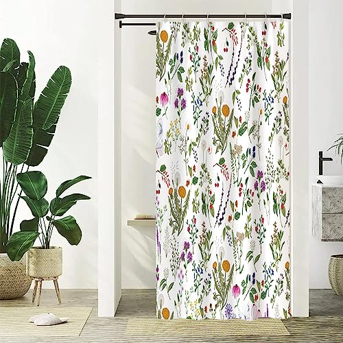 Duschvorhang Blumen Vintage, Uiiooazy Duschvorhang Grün Blätter Muster Schmal Duschvorhäng Anti Schimmel Wasserdicht Polyester Stoff Waschbar Blickdicht Bad Vorhang mit Haken für Badezimmer 90Bx180Hcm Duschvorhang Blumen Vintage, Uiiooazy Duschvorhang Grün Blätter Muster Schmal Duschvorhäng Anti Schimmel Wasserdicht Polyester Stoff Waschbar Blickdicht Bad Vorhang mit Haken für Badezimmer 90Bx180Hcm von Uiiooazy
