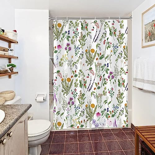 Uiiooazy Duschvorhang Blumen Vintage, Duschvorhang Grün Blätter Muster Duschvorhäng Anti Schimmel Wasserdicht Polyester Stoff Waschbar Blickdicht Bad Vorhang mit 10 Haken für Badezimmer 150Bx180Hcm Uiiooazy Duschvorhang Blumen Vintage, Duschvorhang Grün Blätter Muster Duschvorhäng Anti Schimmel Wasserdicht Polyester Stoff Waschbar Blickdicht Bad Vorhang mit 10 Haken für Badezimmer 150Bx180Hcm von Uiiooazy