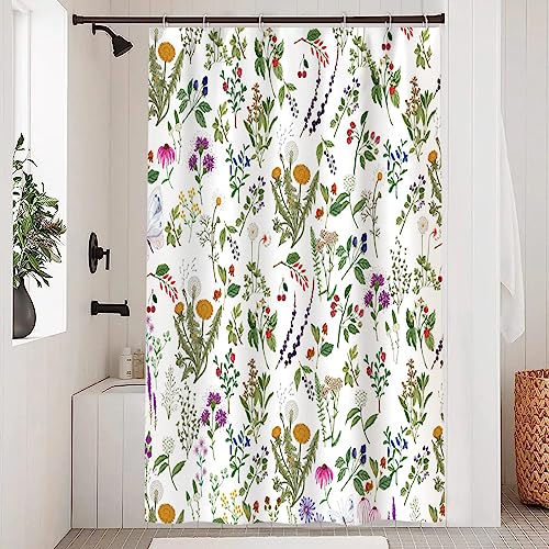 Uiiooazy Duschvorhang Blumen Vintage, Duschvorhang Grün Blätter Muster Duschvorhäng Anti Schimmel Wasserdicht Polyester Stoff Waschbar Blickdicht Bad Vorhang mit 8 Haken für Badezimmer 120Bx180Hcm Uiiooazy Duschvorhang Blumen Vintage, Duschvorhang Grün Blätter Muster Duschvorhäng Anti Schimmel Wasserdicht Polyester Stoff Waschbar Blickdicht Bad Vorhang mit 8 Haken für Badezimmer 120Bx180Hcm von Uiiooazy
