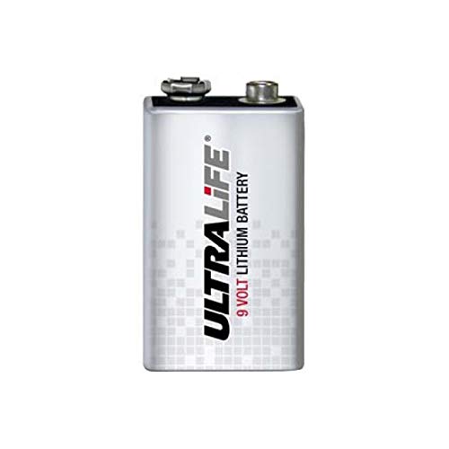 Ultralife 10 Jahres Batterie Lithium Rauchmelder Typ CR-V9, Lithium, 9V von Ultralife