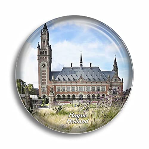 Kühlschrankmagnet Holland Peace Palace HAAG Glasmagnete für Kühlschrank Souvenirs Niedlicher Kristallmagnet Dekor für Whiteboard Büro Zuhause Geschenk von Umsufa