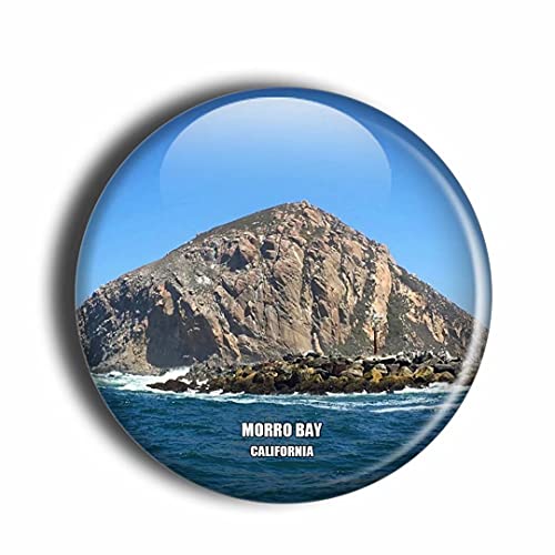 Morro Bay Kühlschrankmagnet, Kalifornien, USA, 3D, handgefertigt, Reise-Souvenir, Geschenk, Sammlung, Dekoration von Umsufa