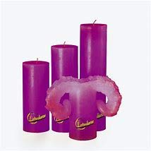 Candela Lotuskerze Trend violett 18 cm von Unbekannt