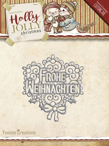 Die - Yvonne Creations - Holly Jolly - Frohe Weihnachten von Unbekannt