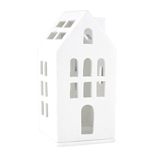 Unbekannt Living Mini beleuchtetes Haus, 6 x 6 x 13 cm, Weiß von Räder