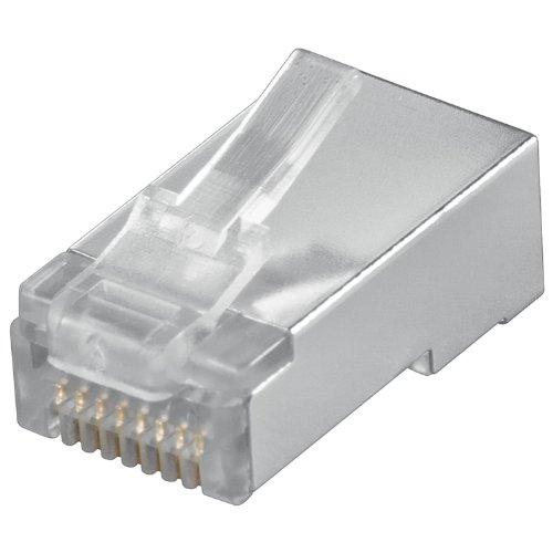 Modularstecker RJ45 geschirmt; CAT 5 RJ45/8P8C PLUG for ROUND CABLE von Unbekannt