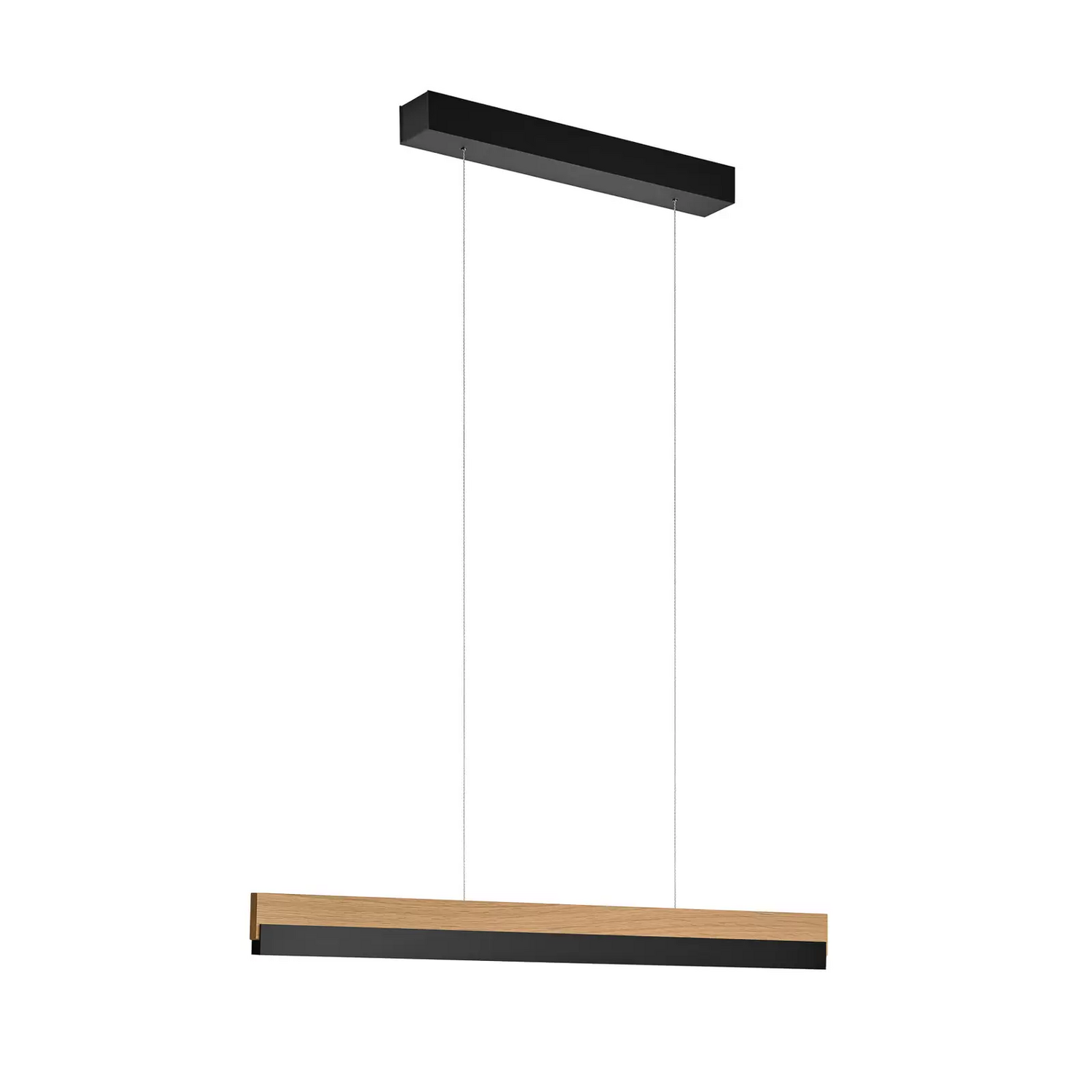 Quitani LED-Hängeleuchte Pendelleuchte Leuchte Lampe Keijo Schwarz Eiche 80cm Quitani LED-Hängeleuchte Pendelleuchte Leuchte Lampe Keijo Schwarz Eiche 80cm von Unbekannt