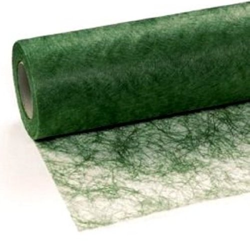Unbekannt 25 m x 30 cm Sizoflor® Vlies Original Tischband Tischläufer dunkelgrün grün für Hochzeit, Weihnachten von Unbekannt